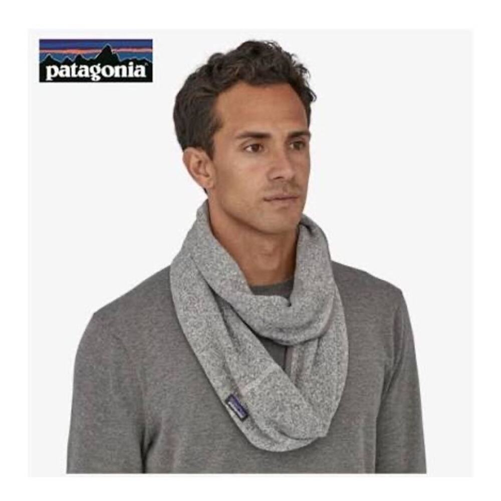 Patagonia NWOT Better Sweater Unisex Infinity Scarf Heather Grey